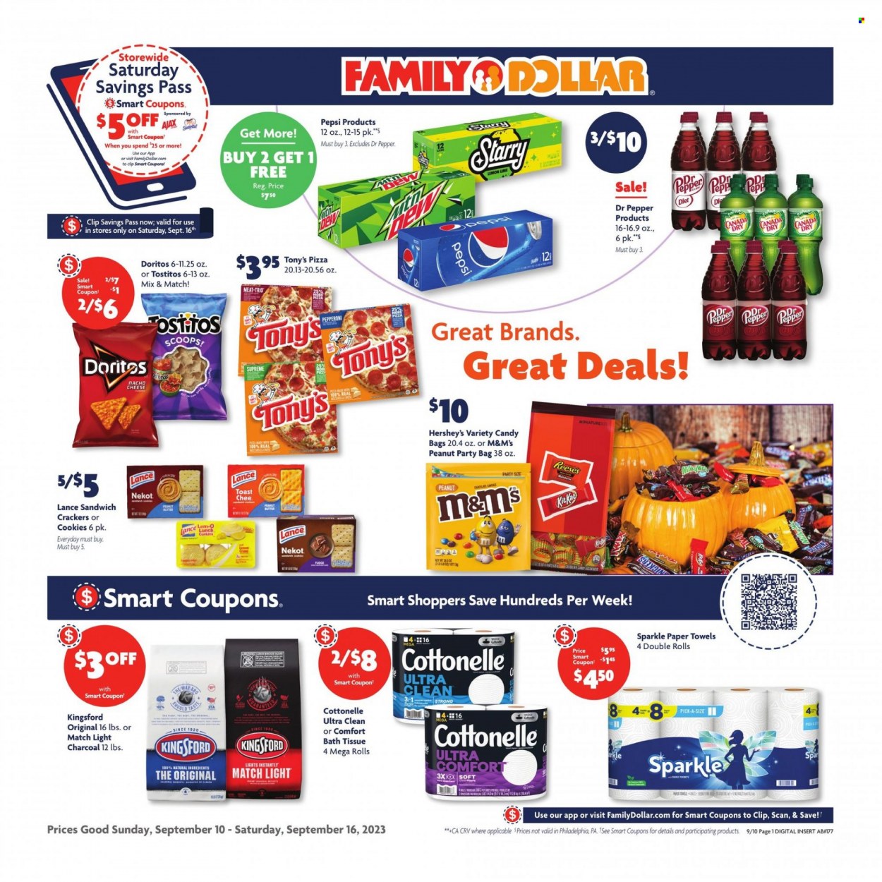 Family Dollar ad - 09/10/2023 - 09/16/2023. Page 1