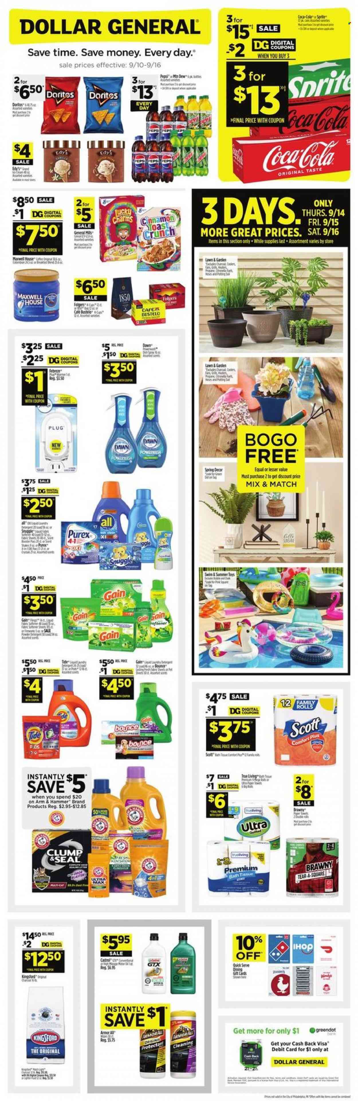Dollar General ad - 09/10/2023 - 09/16/2023. Page 1