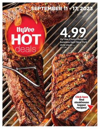 Hy-Vee Flyer - September 11, 2023 - September 17, 2023.