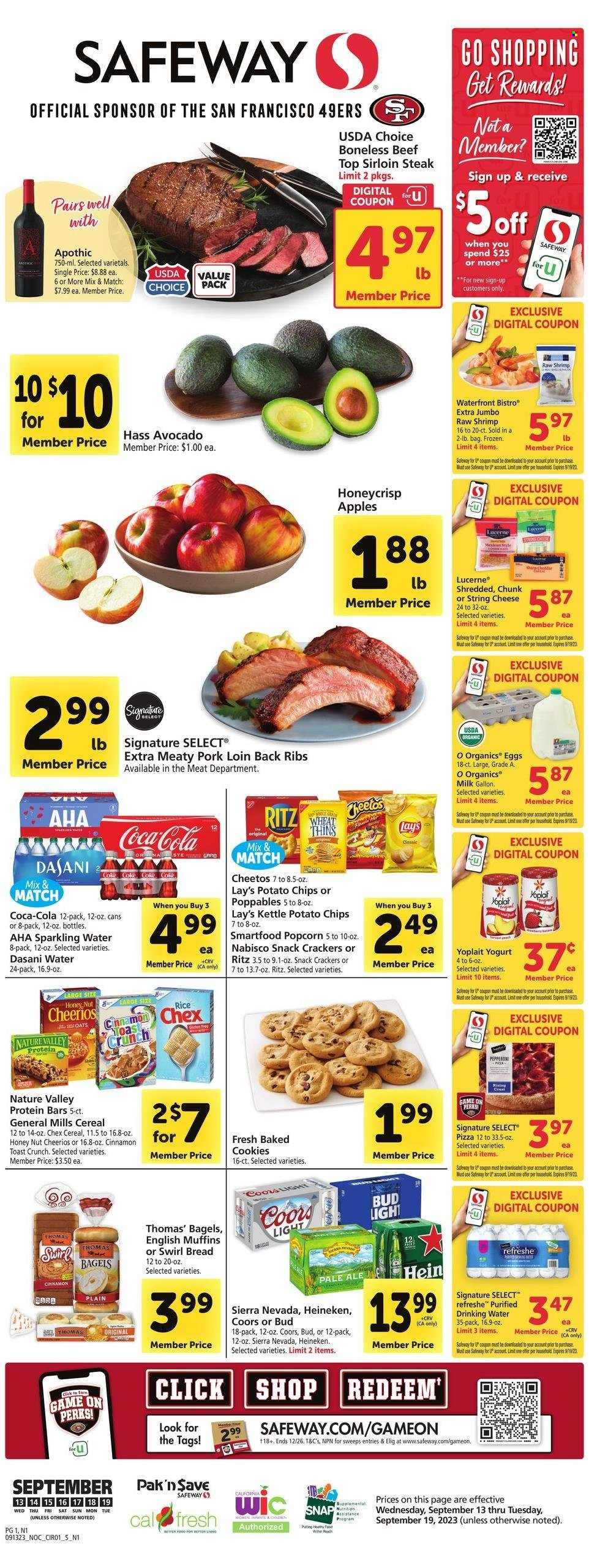 Safeway ad - 09/13/2023 - 09/19/2023. Page 1