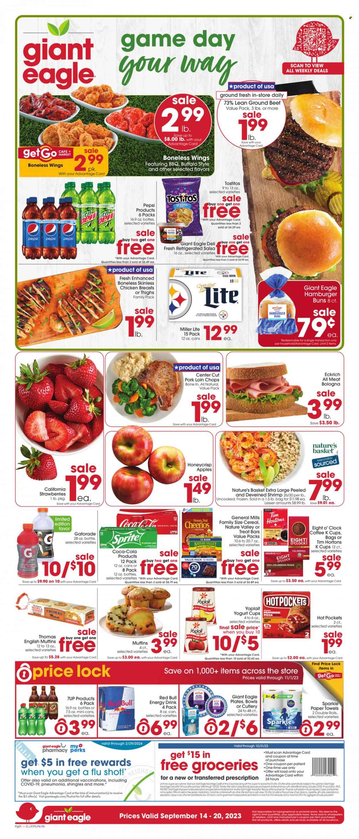 Giant Eagle ad - 09/14/2023 - 09/20/2023. Page 1