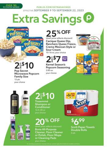 Publix Flyer - 09/09/2023 - 09/22/2023.