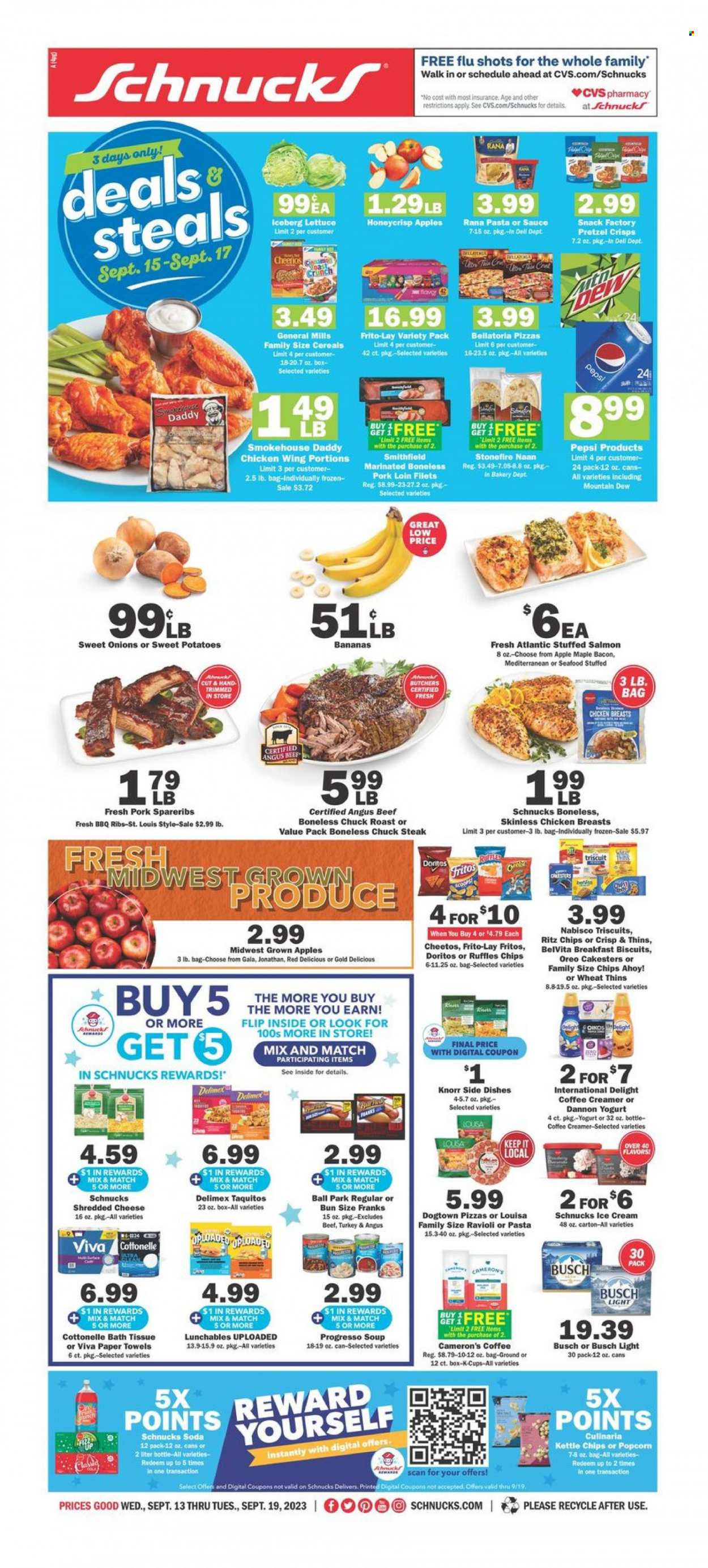 Schnucks ad - 09/13/2023 - 09/19/2023. Page 1