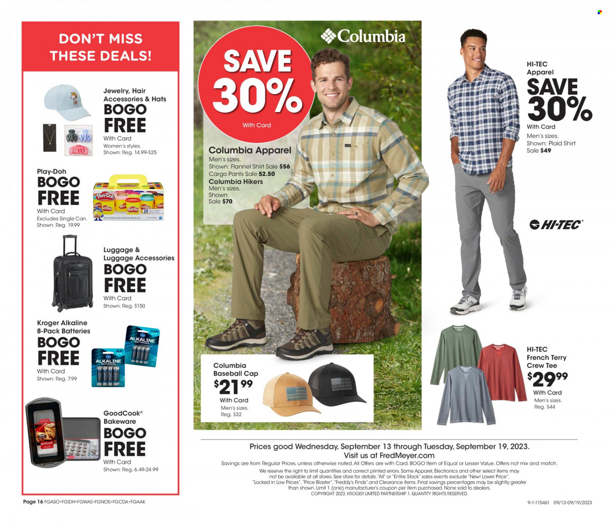 Fred Meyer ad - 09/13/2023 - 09/19/2023. Page 16