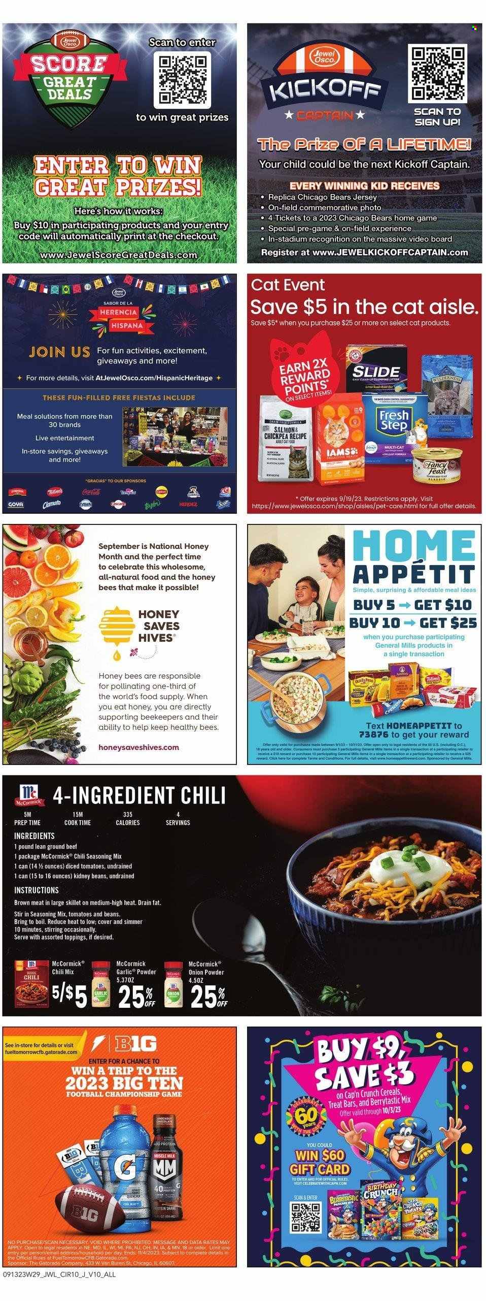 Jewel Osco ad - 09/13/2023 - 09/19/2023. Page 10