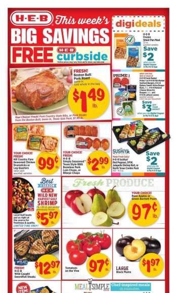 H-E-B Flyer - September 13, 2023 - September 19, 2023.