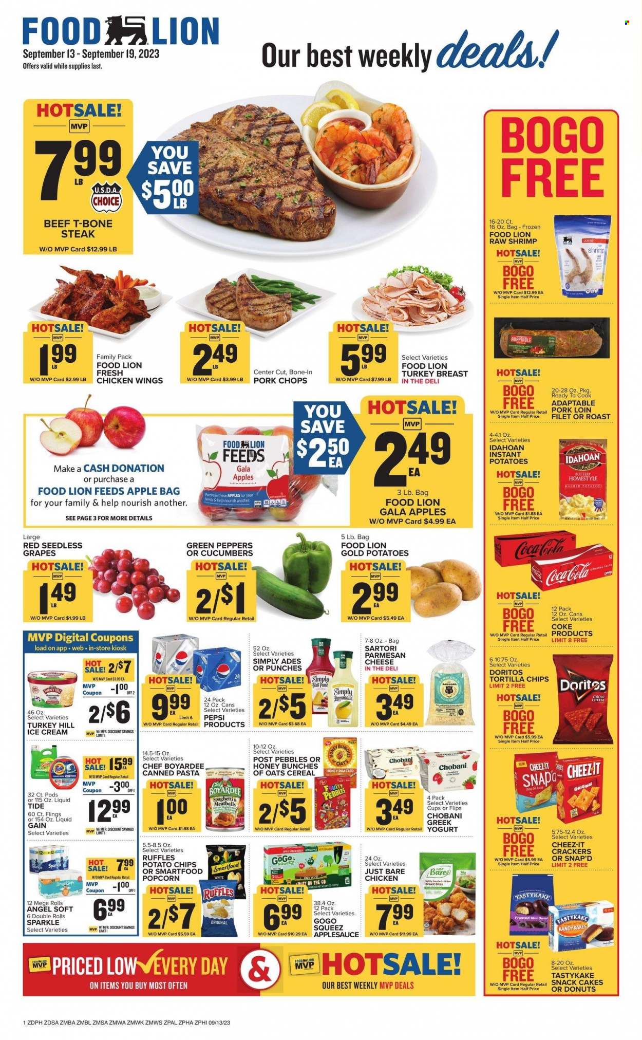 Food Lion ad - 09/13/2023 - 09/19/2023. Page 1