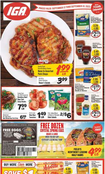 IGA Flyer - 09/13/2023 - 09/19/2023.