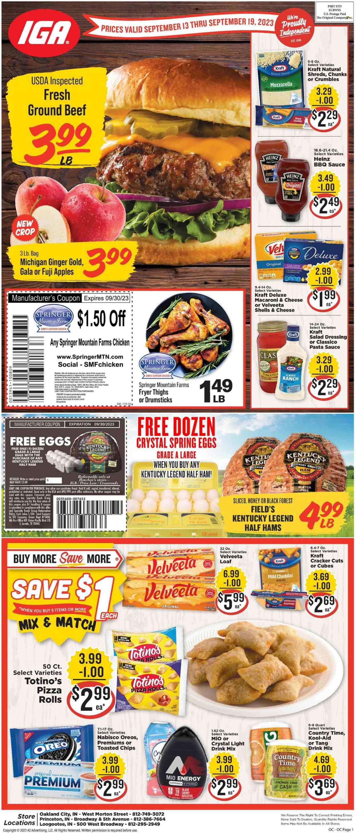 IGA ad - 09/13/2023 - 09/19/2023. Page 1