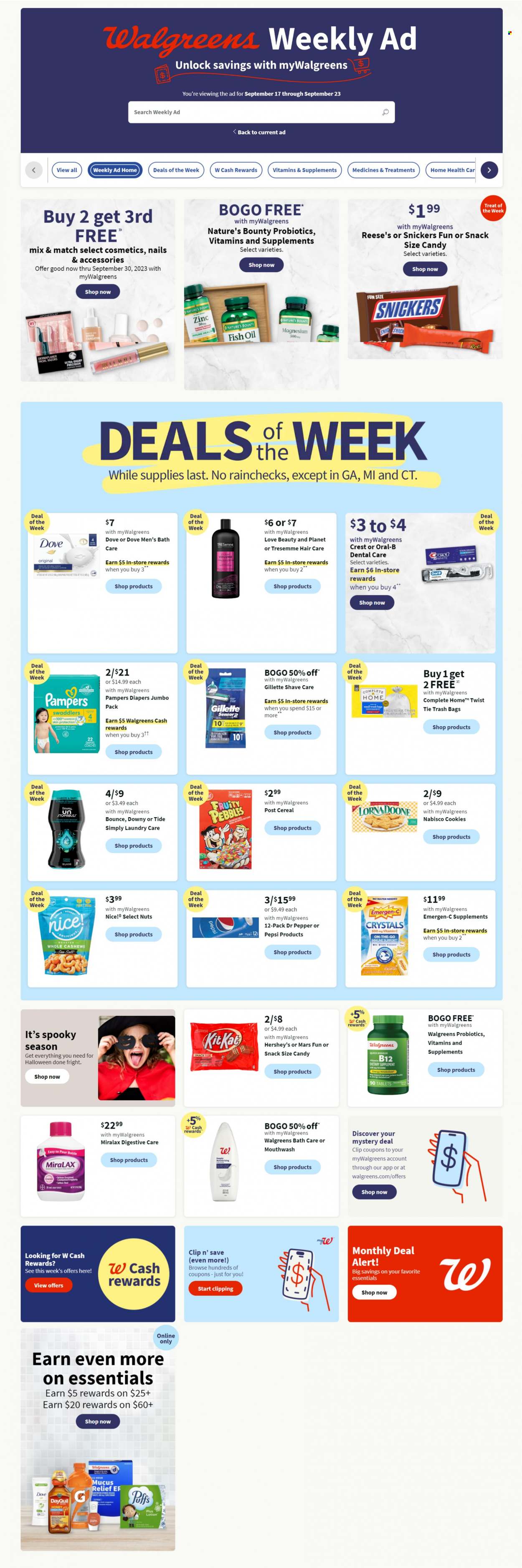 Walgreens ad - 09/17/2023 - 09/23/2023. Page 1