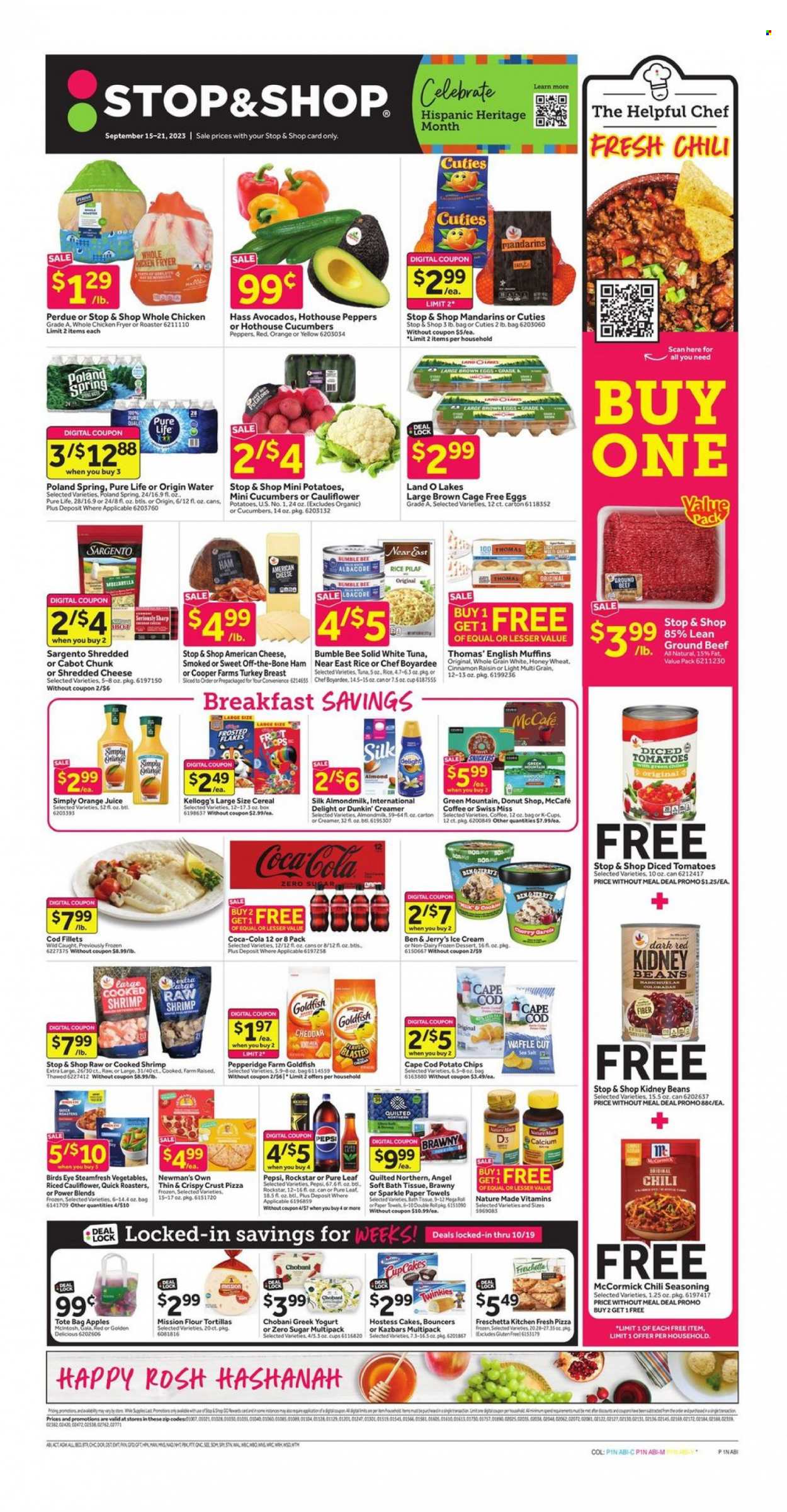 Stop & Shop ad - 09/15/2023 - 09/21/2023. Page 1