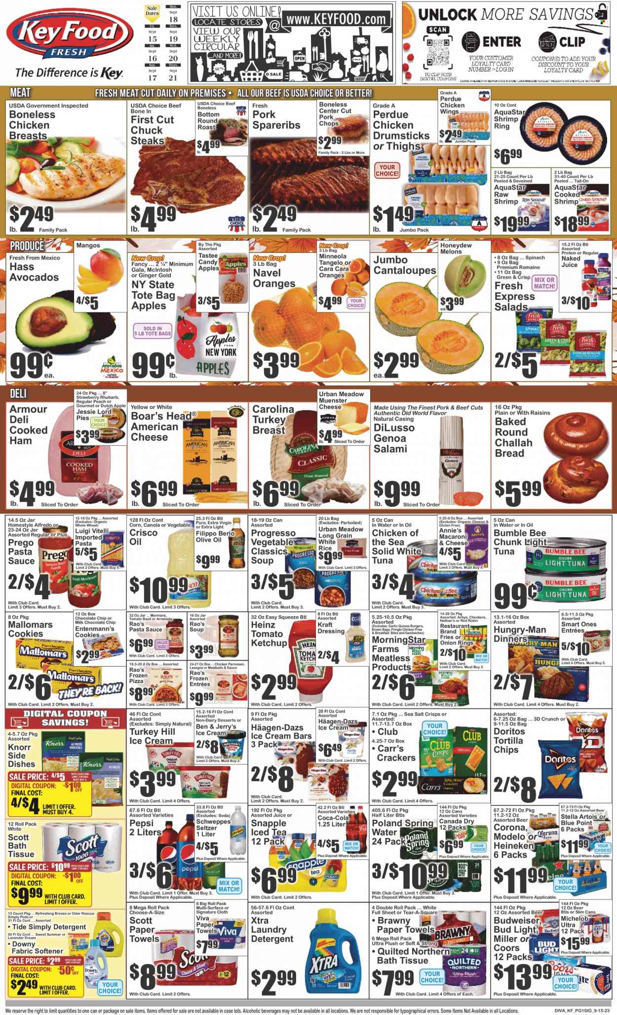 Key Food ad - 09/15/2023 - 09/21/2023. Page 1