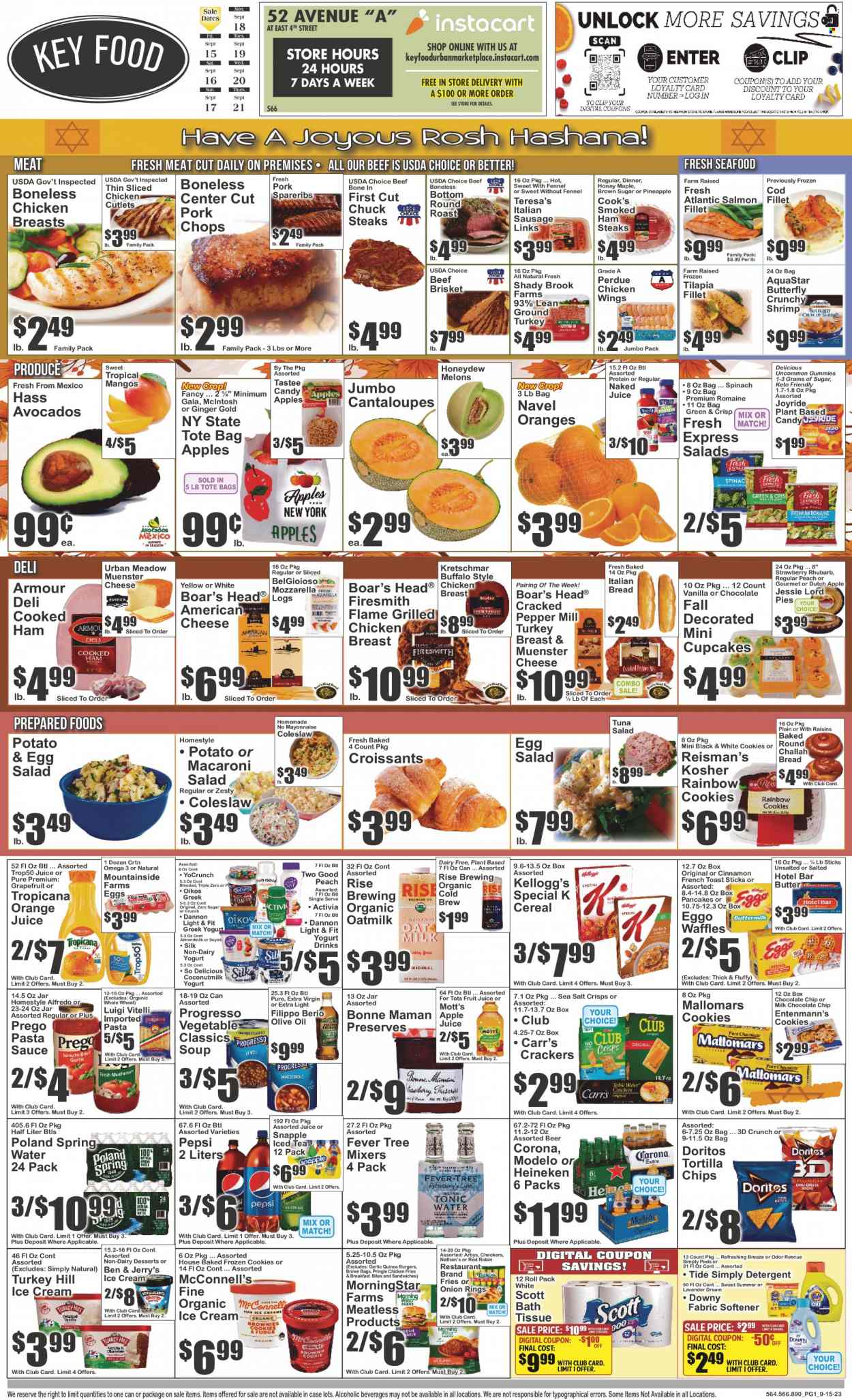 Key Food ad - 09/15/2023 - 09/21/2023. Page 1