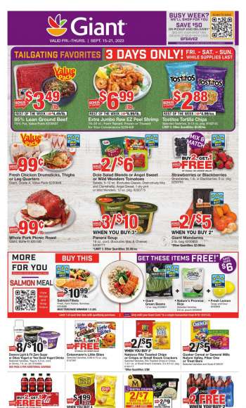 Giant Food Flyer - 09/15/2023 - 09/21/2023.