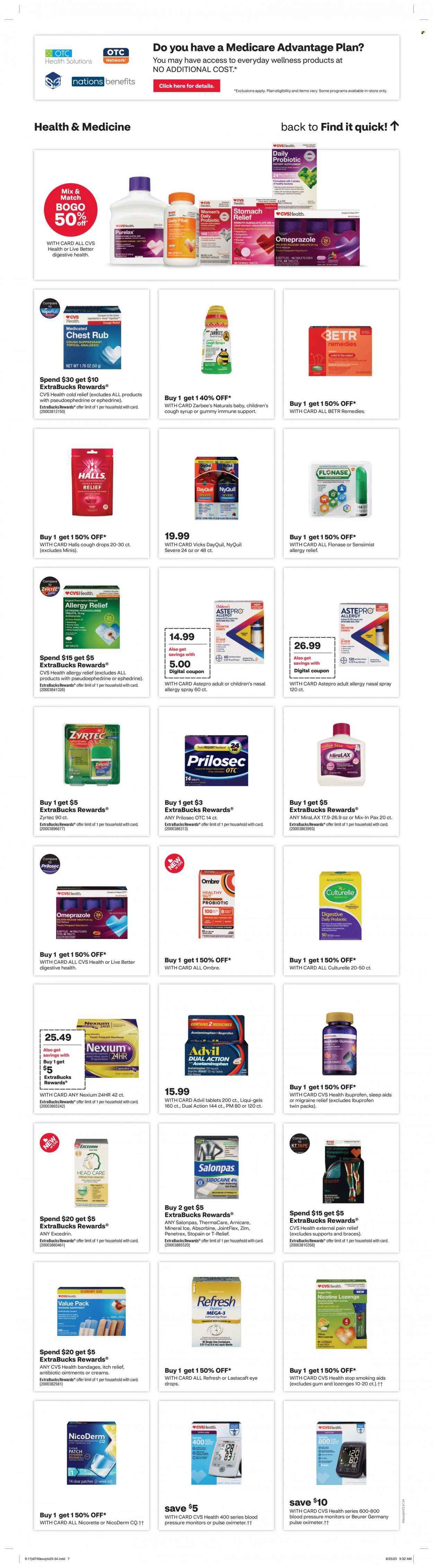 CVS Pharmacy ad - 09/17/2023 - 09/23/2023. Page 7