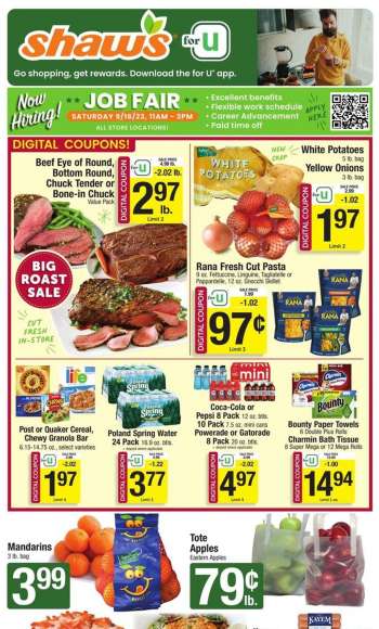 Shaw’s Flyer - 09/15/2023 - 09/21/2023.