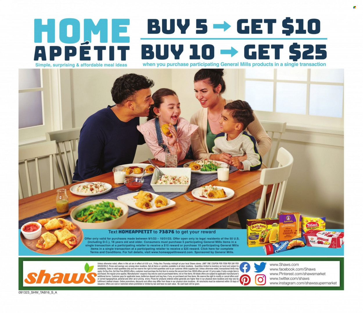 Shaw’s ad - 09/13/2023 - 11/12/2023. Page 16