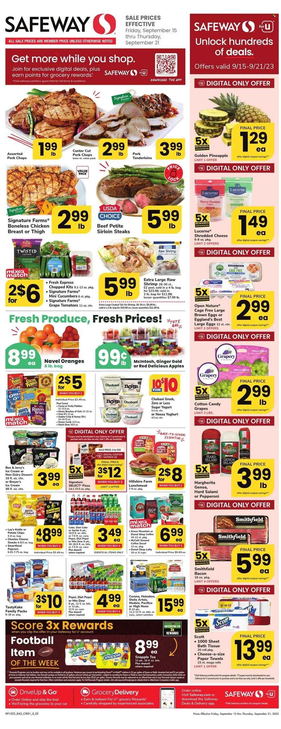 Safeway ad - 09/15/2023 - 09/21/2023. Page 1