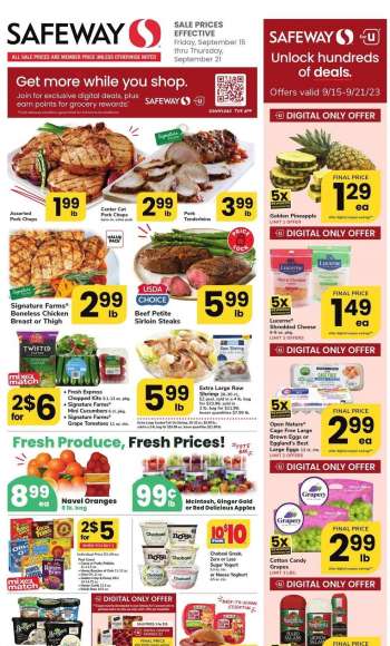 Safeway Flyer - 09/15/2023 - 09/21/2023.