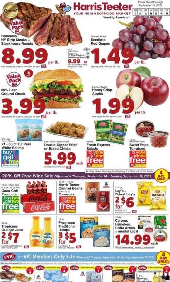Harris Teeter Flyer - 09/13/2023 - 09/19/2023.