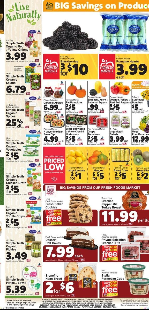Harris Teeter ad - 09/13/2023 - 09/19/2023. Page 10