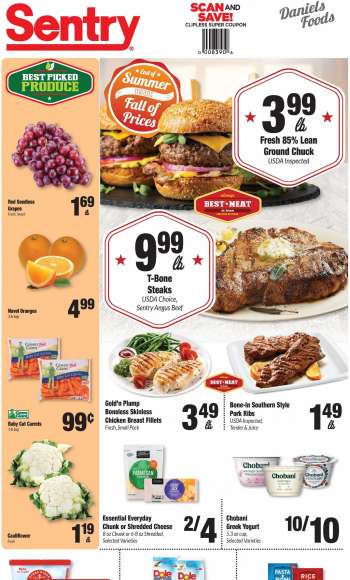 Sentry Foods Ad