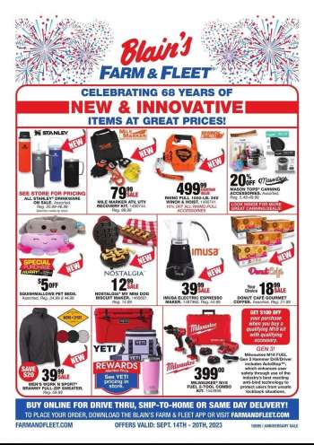 Blain's Farm & Fleet Ad