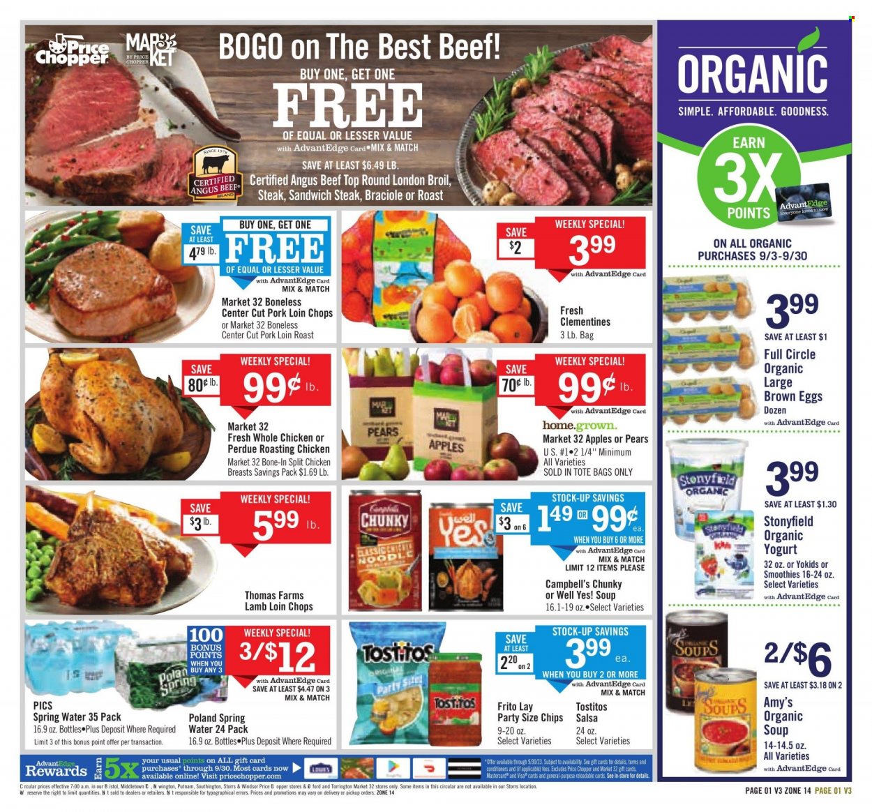 Price Chopper ad - 09/17/2023 - 09/23/2023. Page 1