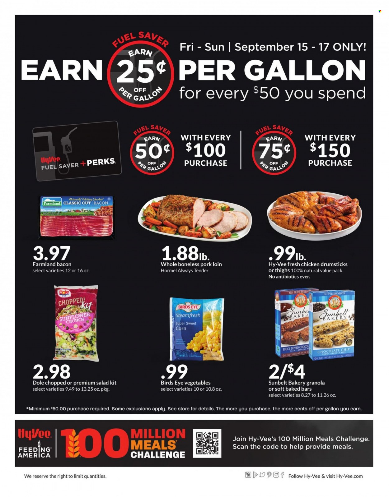 Hy-Vee ad - 09/15/2023 - 09/17/2023. Page 1