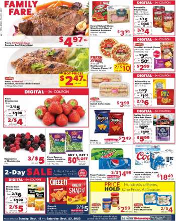 Family Fare Flyer - 09/17/2023 - 09/23/2023.