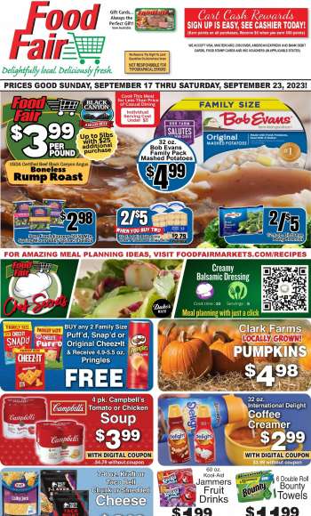 Food Fair Market Ad