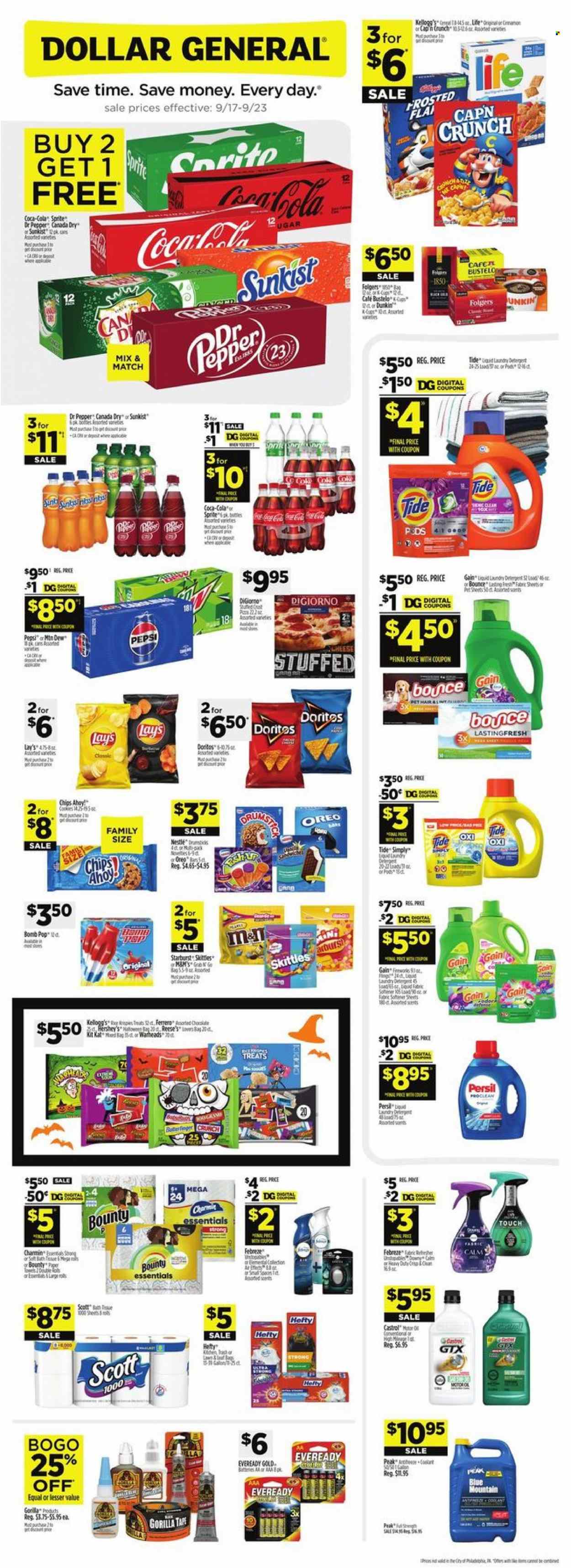 Dollar General ad - 09/17/2023 - 09/23/2023. Page 1