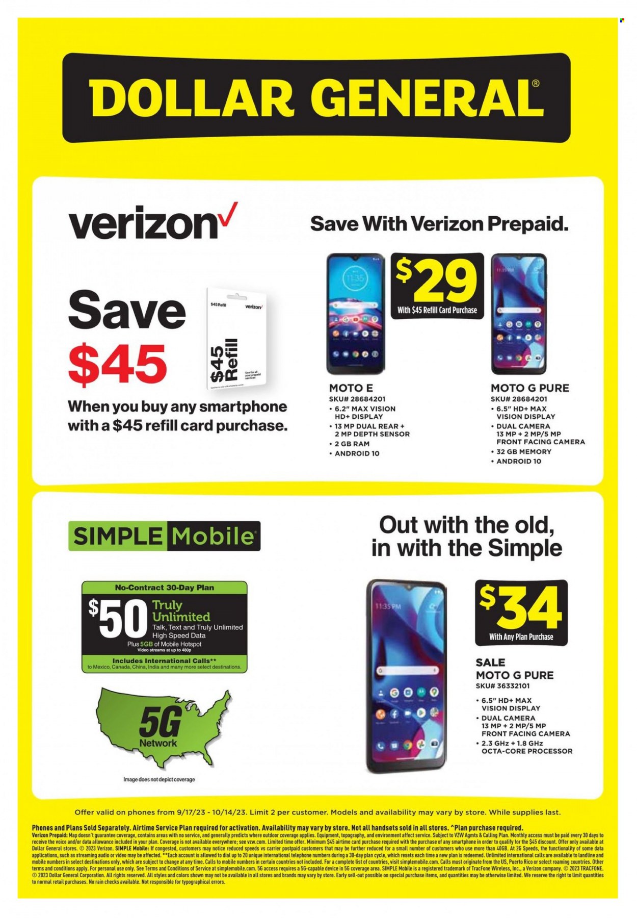 Dollar General ad - 09/17/2023 - 10/14/2023. Page 2