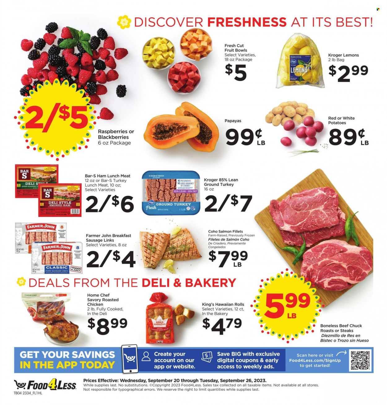 Food 4 Less ad - 09/20/2023 - 09/26/2023. Page 7