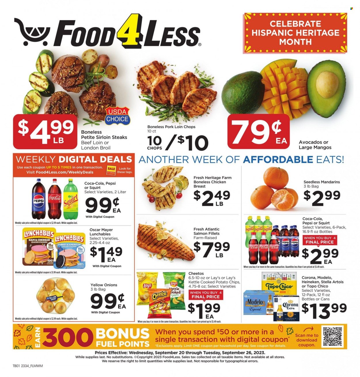 Food 4 Less ad - 09/20/2023 - 09/26/2023. Page 1