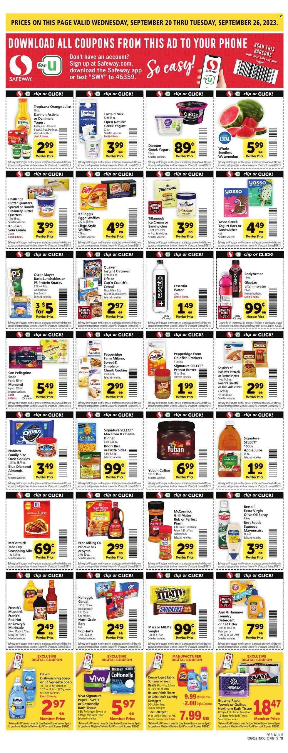 Safeway ad - 09/20/2023 - 09/26/2023. Page 3
