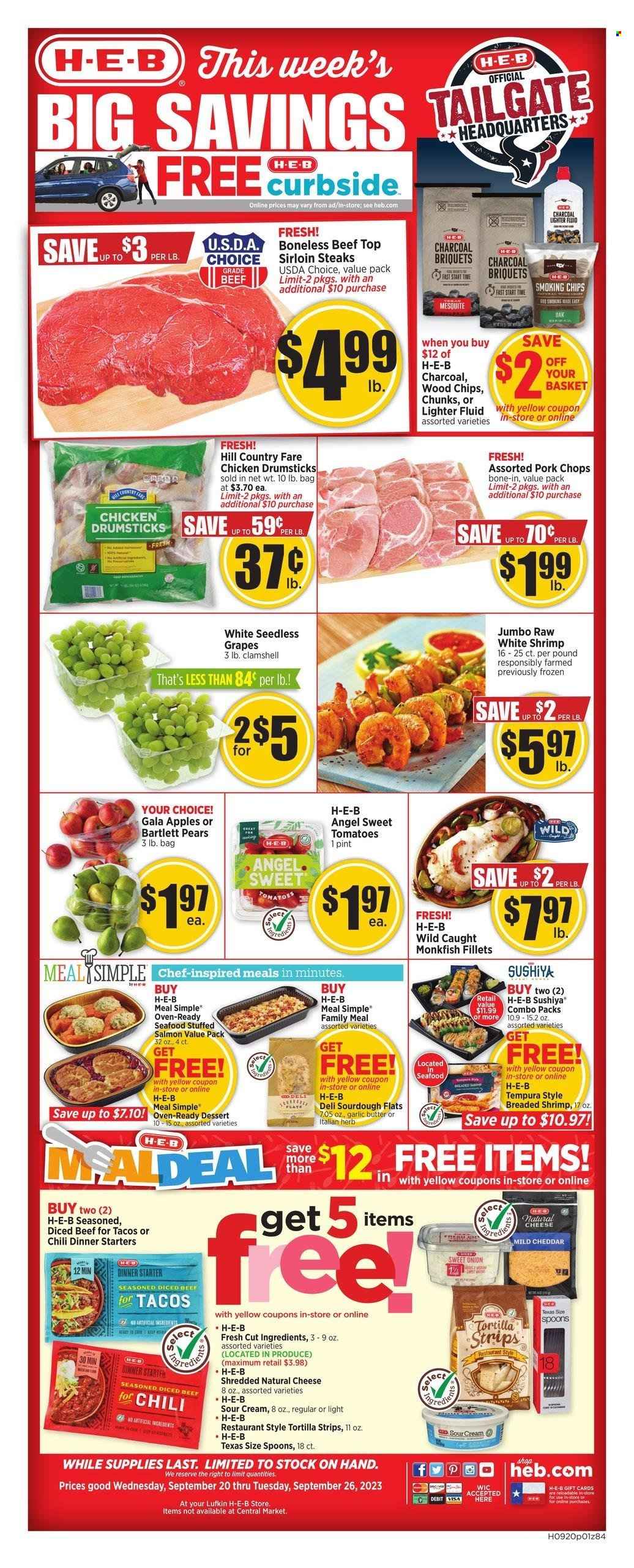 H-E-B ad - 09/20/2023 - 09/26/2023. Page 1