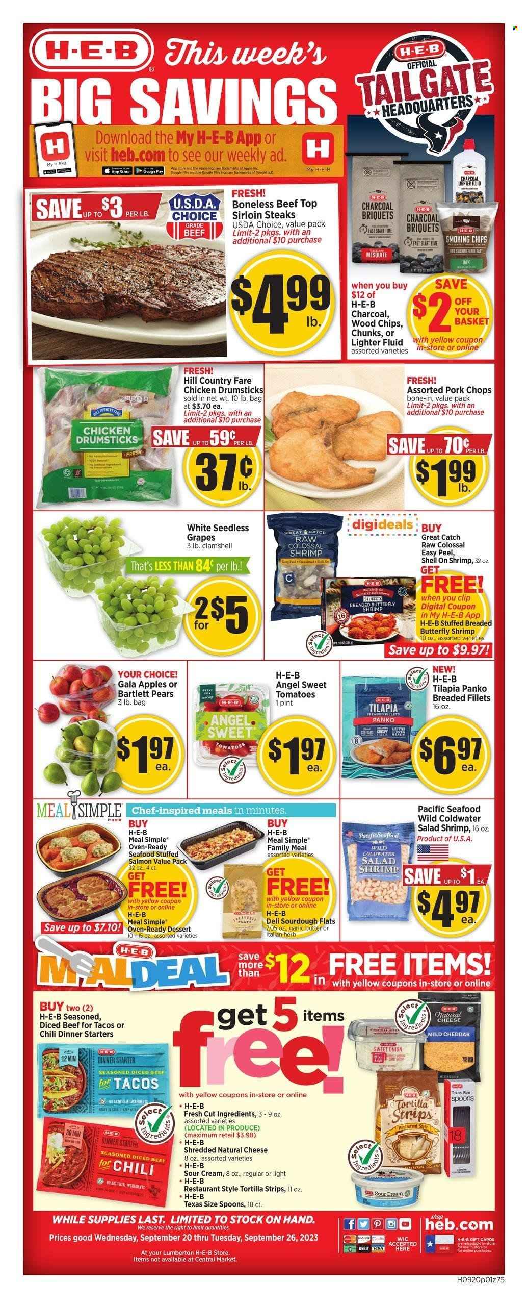 H-E-B ad - 09/20/2023 - 09/26/2023. Page 1