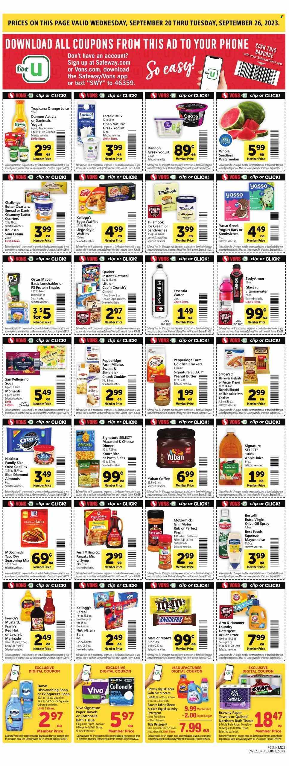 Vons ad - 09/20/2023 - 09/26/2023. Page 3