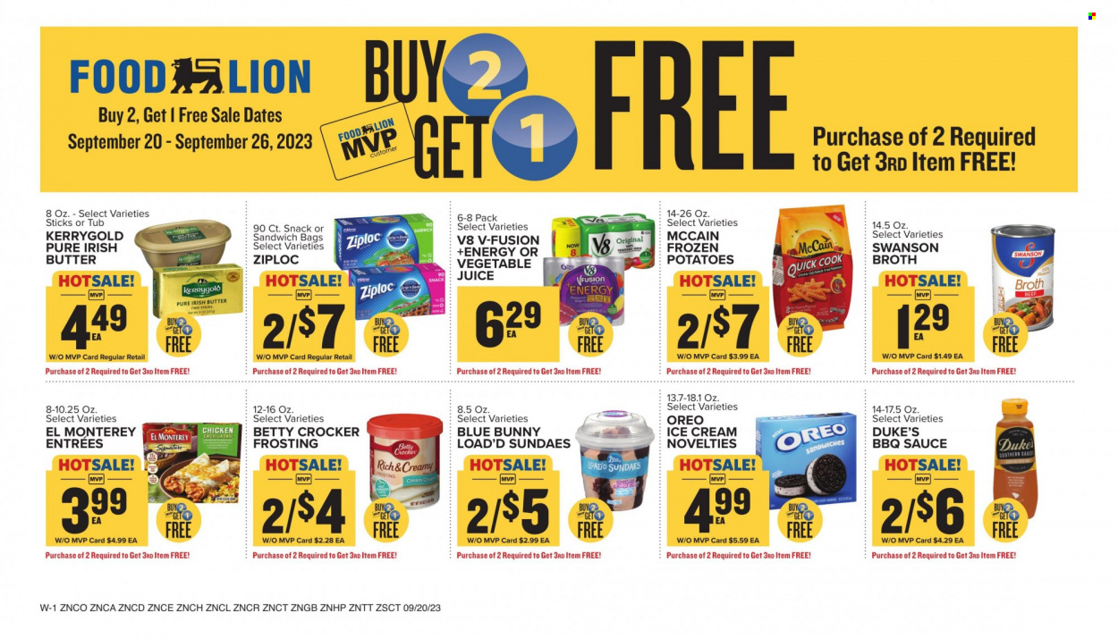 Food Lion ad - 09/20/2023 - 09/26/2023. Page 9