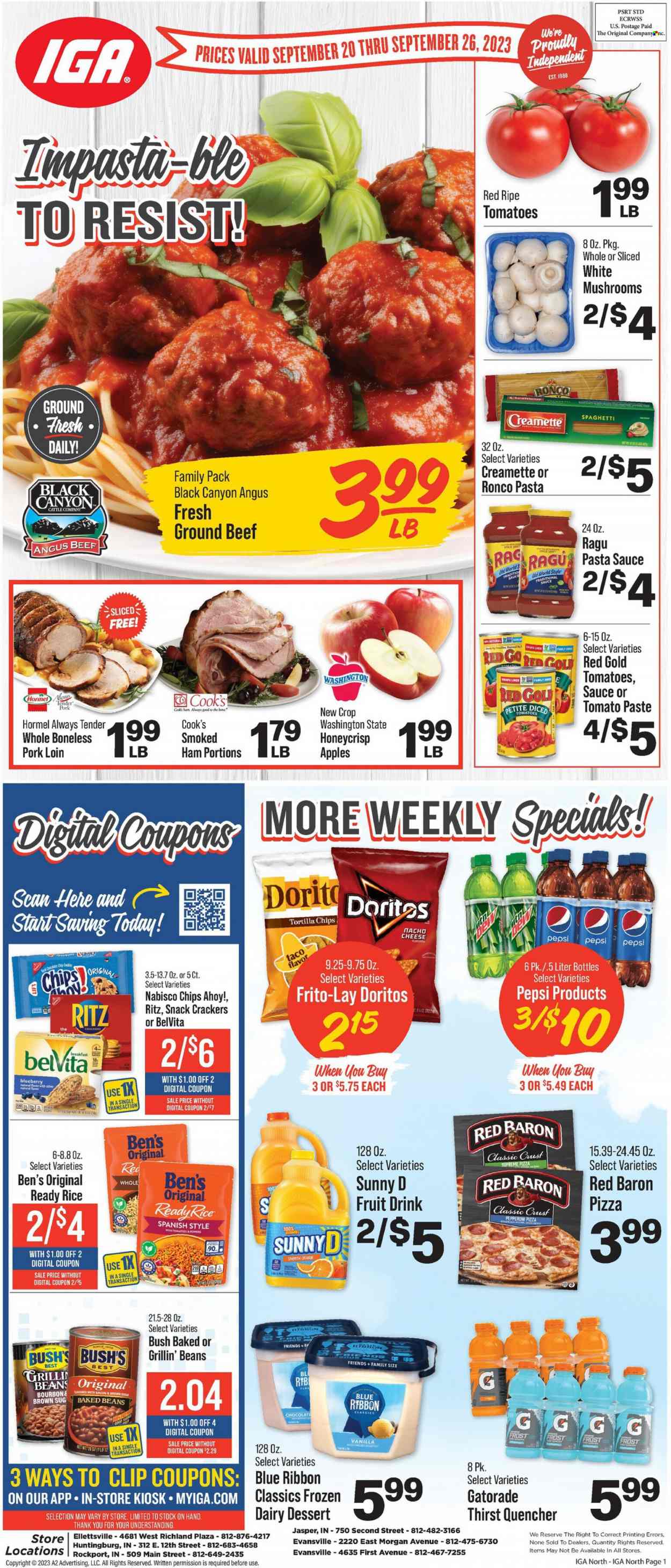 IGA ad - 09/20/2023 - 09/26/2023. Page 1