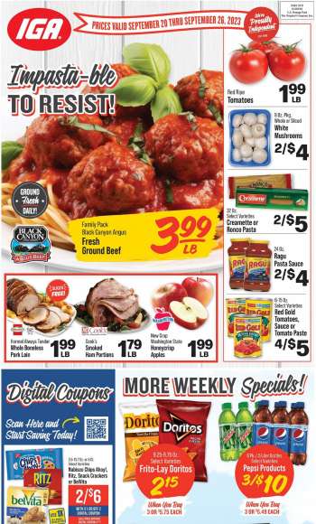 IGA Flyer - 09/20/2023 - 09/26/2023.