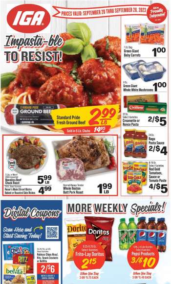 IGA Flyer - 09/20/2023 - 09/26/2023.