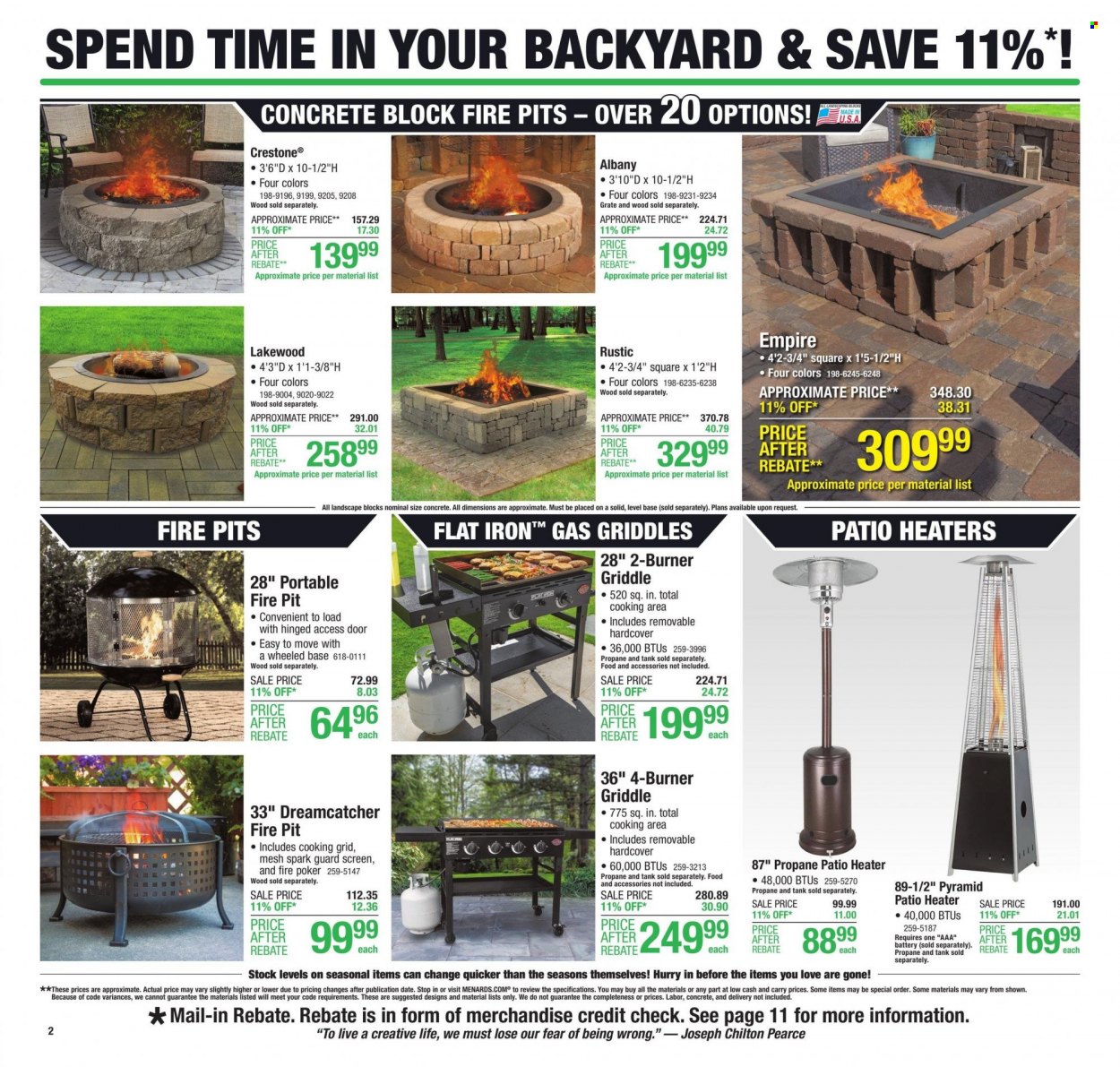 Menards ad - 09/21/2023 - 10/01/2023. Page 4