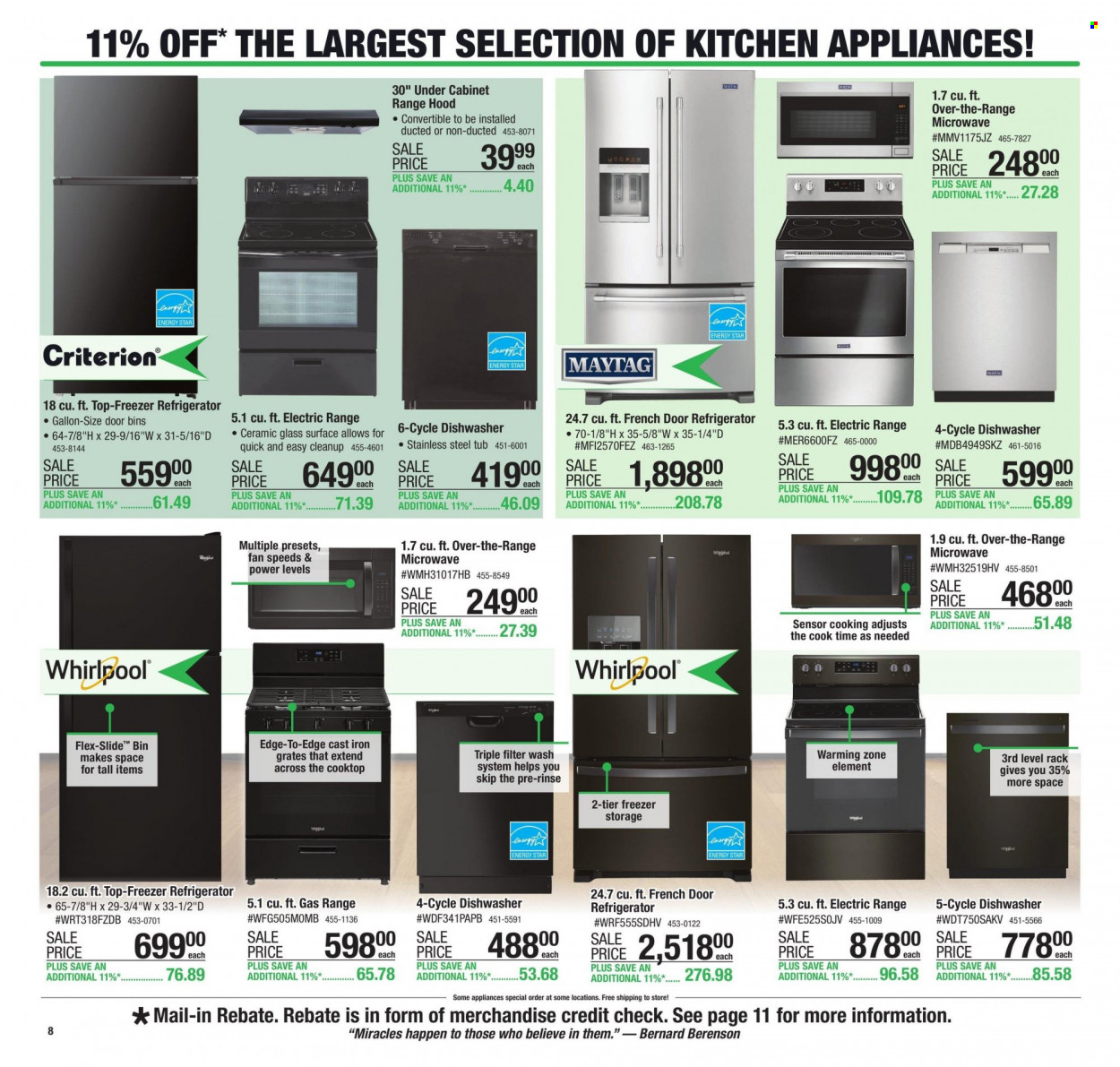 Menards ad - 09/21/2023 - 10/01/2023. Page 15