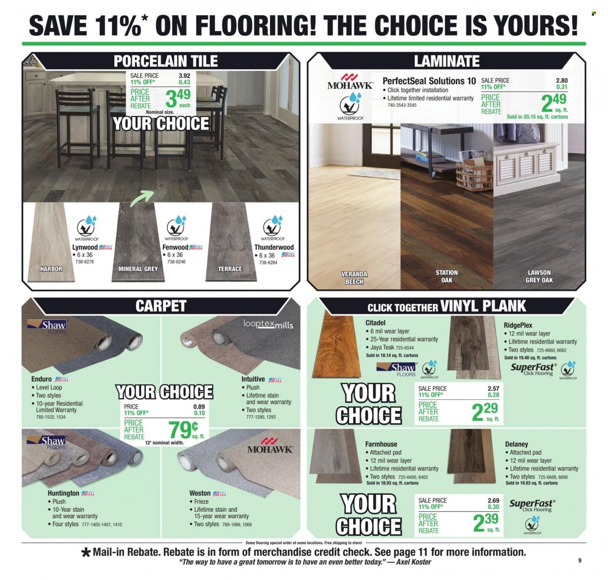 Menards ad - 09/21/2023 - 10/01/2023. Page 16
