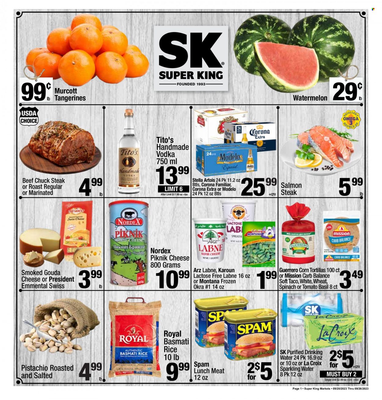 Super King Markets ad - 09/20/2023 - 09/26/2023. Page 1