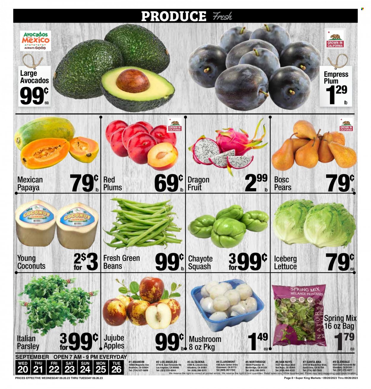 Super King Markets ad - 09/20/2023 - 09/26/2023. Page 8