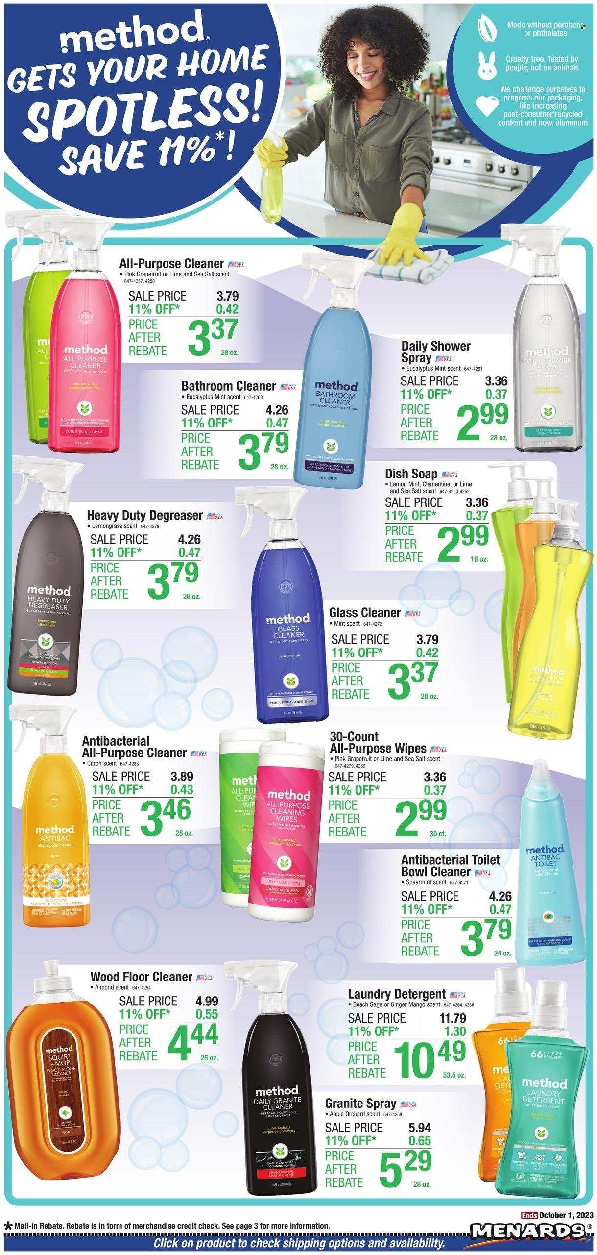 Menards ad - 09/19/2023 - 10/01/2023. Page 4