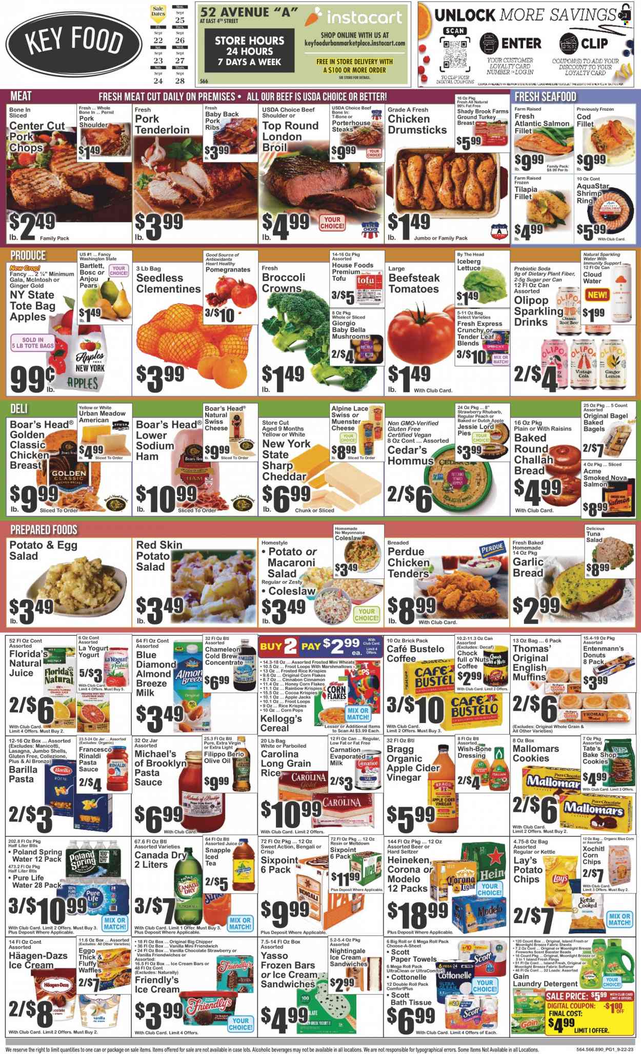 Key Food ad - 09/22/2023 - 09/28/2023. Page 1